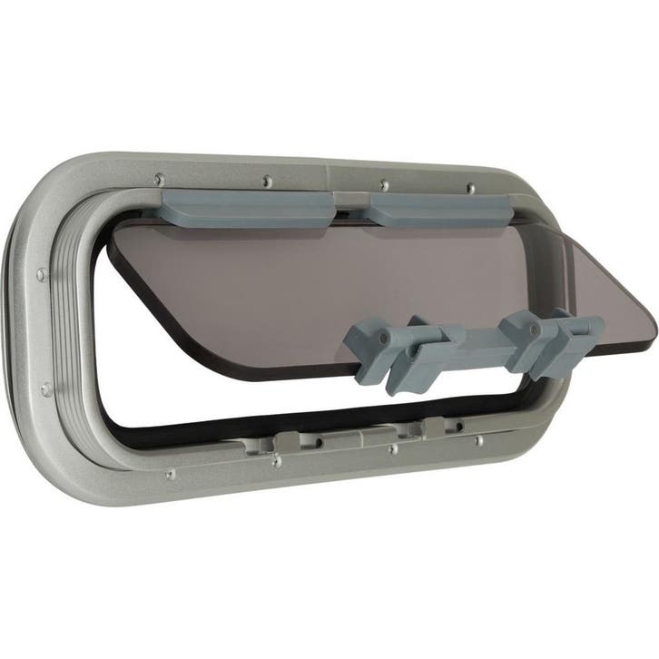 Patrijspoort Aluminium Rechthoekig 451x193mm, Watersport en Boten, Bootonderdelen, Ophalen of Verzenden