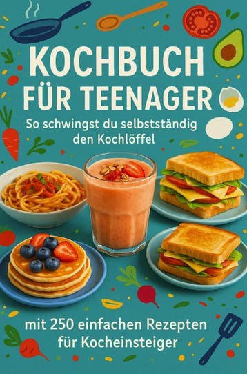 Kochbuch Für Teenager So Schwingst Du Selbstständig Den Koch, Ophalen of Verzenden, Nieuw, Sabine wolfgang