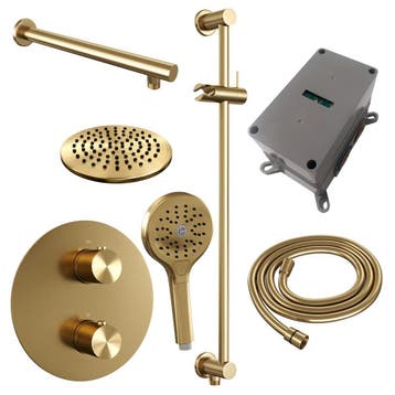 Brauer Gold Edition Thermostatische Regendoucheset Inbouw -, Ophalen of Verzenden, Nieuw