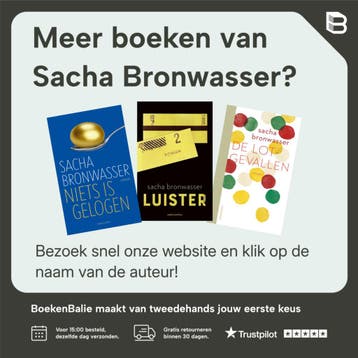 Luister - Sacha Bronwasser 9789026368646, Verzenden, Zo goed als nieuw, Sacha Bronwasser