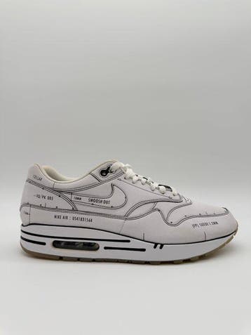 Nike - Nike Air Max 1 Schematic White - Sneakers - Maat: EU, Kleding | Heren, Schoenen, Nieuw