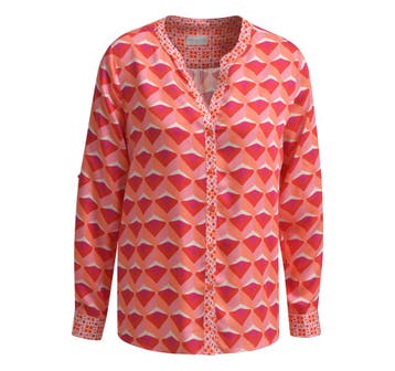 Milano Italy • candy print blouse • 36, Verzenden, Roze, Maat 36 (S), Milano Italy