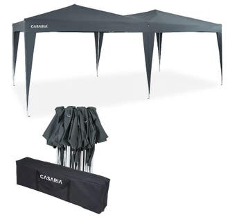 Paviljoen Antraciet 3x6m UV-bescherming 50+ (3x6 meter), Tuin en Terras, Partytenten, Verzenden, Nieuw