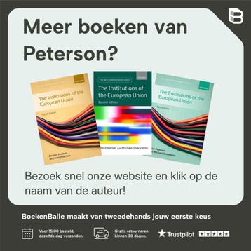 Instit European Union Neu P - Peterson 9780198700524, Verzenden, Gelezen, Peterson
