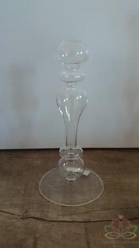 Glas Vaas Kandelaar 20 cm, Hobby en Vrije tijd, Knutselen, Nieuw, Ophalen of Verzenden