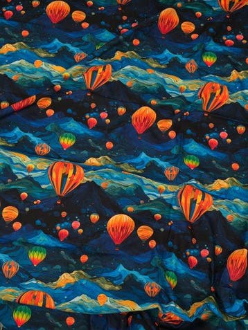 TexStilArt - SKY VOYAGE - 3,00 × 3,00 meter Exclusieve stof