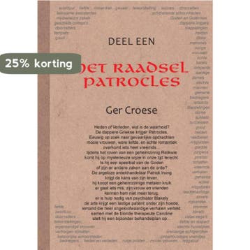 Het raadsel van patrocles 1 - Ger Croese 9789088420931, Verzenden, Gelezen, Ger Croese