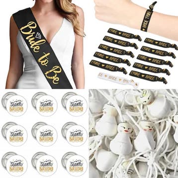 33-delige set Bride en Team Bride Tribe voor 17,95, Kleding | Dames, Verzenden, Wit, Sweet-One, Nieuw