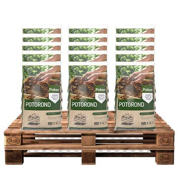Turfvrije potgrond pallet | Pokon | 1140 liter (Bio-label), Verzenden