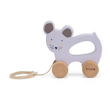 Trixie houten trekspeeltje Mrs. Mou van €13,95 voor €6,98, Ophalen of Verzenden, Nieuw