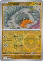 Dwebble 051/086 Reverse Holo Black Bolt, Ophalen of Verzenden, Nieuw, Losse kaart, Foil