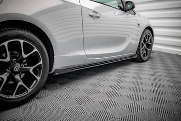 Maxton Street Pro Side Skirts Diffusers met Flaps Opel Astra, Verzenden, Nieuw, Opel
