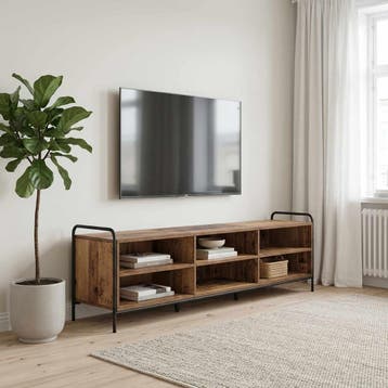 vidaXL Tv-meubel 140 x 39,5 x 50 cm Oud hout Bewerkt hout, Huis en Inrichting, Minder dan 50 cm, Verzenden, Nieuw, Minder dan 100 cm