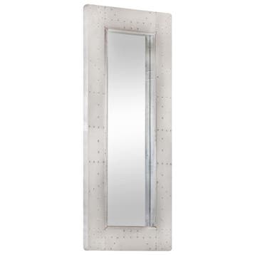 vidaXL Spiegel luchtvaartstijl 110x50 cm metaal, Huis en Inrichting, Woonaccessoires | Spiegels, Verzenden, Nieuw