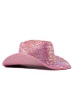 Cowboyhoed Roze Strass Steentjes Cowgirl Western Hoed Cowboy, Ophalen of Verzenden, Nieuw, Carnaval