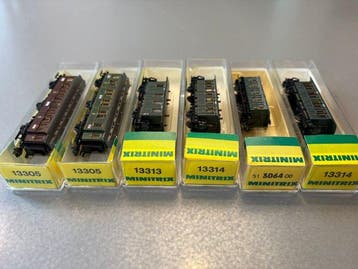Minitrix N - 13305; 13313; 13314; 51 3064 00 - Modeltrein, Nieuw