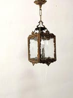 Lantaarn - Elegante hanglamp in Lodewijk XV-stijl - brons en, Antiek en Kunst