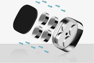 Telefoonhouder – Magnetisch Vierkant – Stevig Universeel –, Ophalen of Verzenden, Nieuw