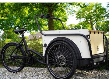 Elektrische bakfiets ROYAL CARGO BIKE twee en driewieler SUR, Overige merken, 4 kinderen of meer, Huif, Nieuw