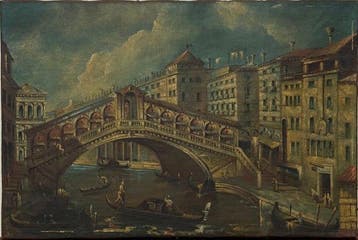 Scuola Italiana (XVIII-XIX) - Ponte di Rialto