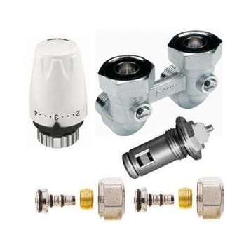 Set haaks 16mm Alu/Pex - thermostatisch - insert - Softline, Doe-het-zelf en Verbouw, Verwarming en Radiatoren, Verzenden, Nieuw