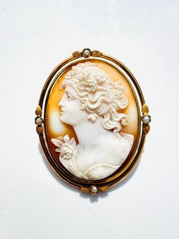 Broche - 18 karaat Geel goud