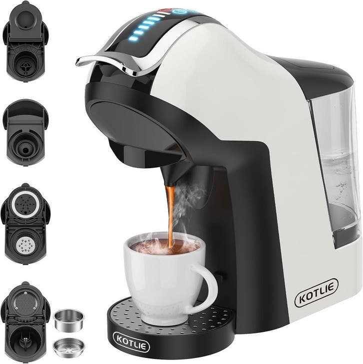 KOTLIE Capsulemachine | Touchscreen | Laatste Stuk!, Witgoed en Apparatuur, Koffiezetapparaten, 1 kopje, Zo goed als nieuw, Koffiepads en cups