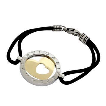 Bvlgari - Armband - Tondo Heart - 18 karaat Geel goud, Staal, Nieuw