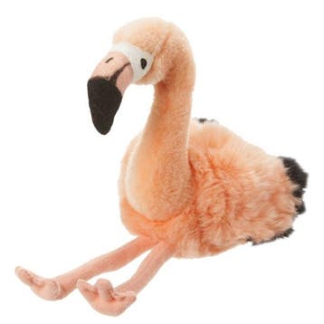 Pluche flamingo knuffel 18 cm - Knuffel flamingo, Ophalen of Verzenden, Nieuw