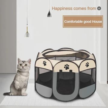 Opvouwbare Dierenren - Octagonale Katten- en Hondentent van, Dieren en Toebehoren, Verzenden, Nieuw
