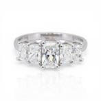 Ring - 18 karaat Witgoud - 1.83ct. tw. Diamant (Natuurlijk), Nieuw