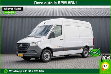 Zakelijke Lease |  Mercedes-Benz Sprinter **317 CDI L2H2 | A, Automaat, Gebruikt, Wit, Diesel