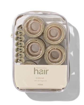 HEMA Zelfhechtende krullers haarklemmen - 18 stuks, Verzenden, Nieuw
