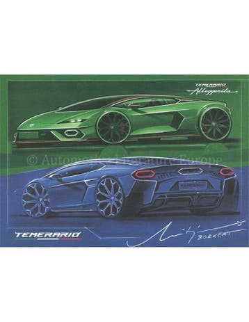 2025 LAMBORGHINI TEMERARIO ALLEGGERITA LITHOGRAFIE, Nieuw, Author