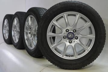Mercedes C-Klasse W205 S205 C205 16 inch velgen Michelin Win, Auto-onderdelen, Gebruikt, Velg(en), 16 inch, Winterbanden