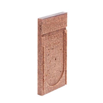Anrin KE-100 eindstuk, gegalvaniseerde rand, h = 250 mm, Verzenden, Nieuw