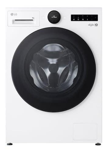 €549 LG F4WX809YC wasmachine Voorlader 9 kg 1400 RPM Wit, Ophalen of Verzenden, Nieuw, Energieklasse A of zuiniger