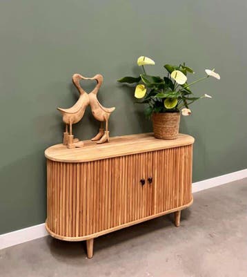 Tv-meubel retro chique -  120 cmTV meubels, Ophalen of Verzenden, Nieuw