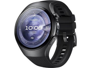 Huawei Watch 5 46 mm roestvrijstalen kast zwart met de, Verzenden, Zo goed als nieuw, Huawei