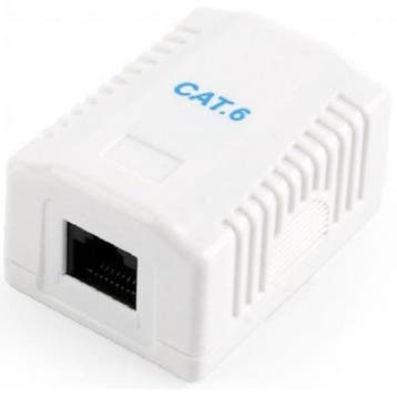 RJ45 wandcontactdoos | UTP (RJ45, Cat6, Horizontaal, Opbouw), Verzenden, Nieuw