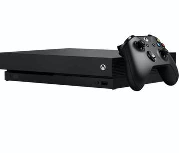 Xbox One X 1TB + S Controller (Xbox One Spelcomputers), Spelcomputers en Games, Ophalen of Verzenden, Zo goed als nieuw