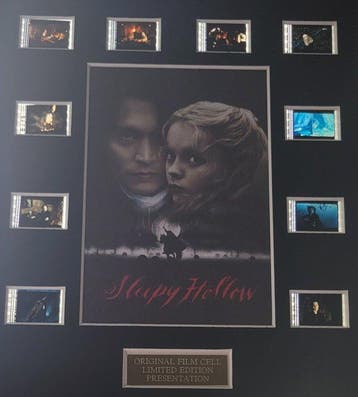 Sleepy Hollow - Framed Film Cell Display with COA, Nieuw
