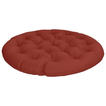 vidaXL Papasan Stoel Kussen VIANEN 100% Polyester Rood Ø 120, Verzenden, Nieuw, Rood
