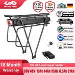 Achterdrager Fiets Batterij 18650 21700 36 V 19.2Ah 13Ah 15A, Verzenden, Nieuw