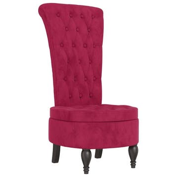 Design Fauteuil Fluweel | Laatste Stuk!, Gebruikt, Ophalen of Verzenden, Rood, Modern