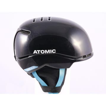 46 47 48 skihelm/snowboardhelm ATOMIC FOUR JR, black/blue, v, Verzenden, Gebruikt, Atomic
