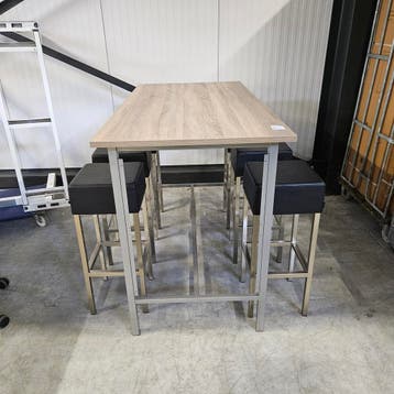 Hoge kantoortafel / werktafel NIEUW werkblad - 108x160x80 cm, Ophalen of Verzenden, Nieuw