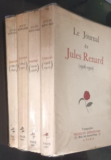 Jules Renard - Le Journal de Jules Renard - 1925-1927, Antiek en Kunst