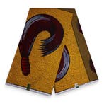 VLISCO stof Hollandais Afrikaanse Wax print - Gele Broom VL0, Ophalen of Verzenden, Nieuw