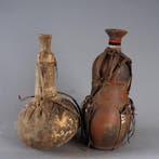 Container - Leder, kalebas - Masai Dassanetch Rendille